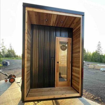 Mobile Sauna for Rent in Duluth Minnesota, Weekend Sauna Rental