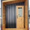 Custom sauna exterior