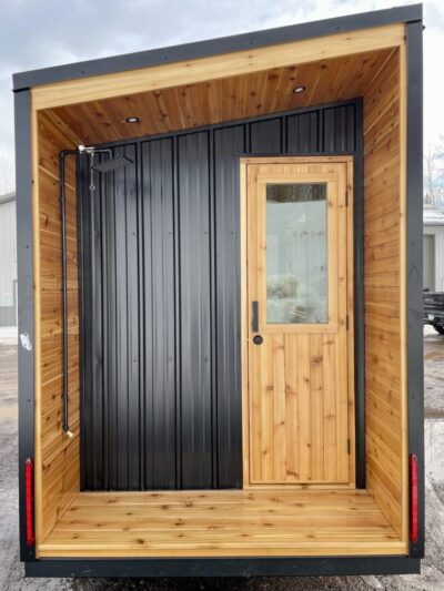 Custom sauna exterior