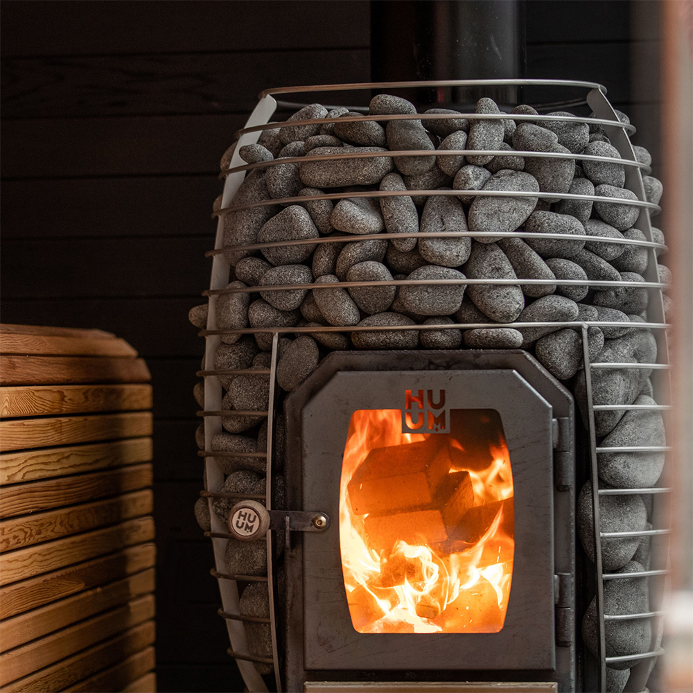 Huum wood burning sauna stove