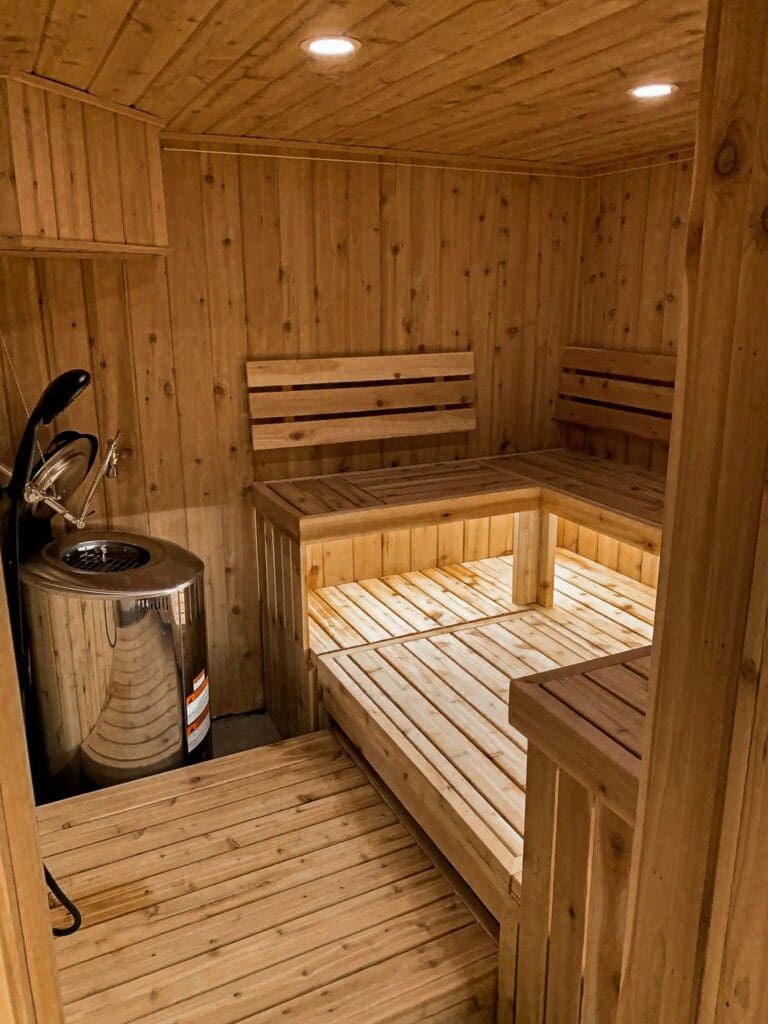 In - home Sauna, Custom sauna interior design !