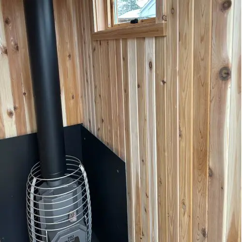 Interior design of a sauna !