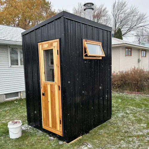 Backyard Sauna in Minneapolis !