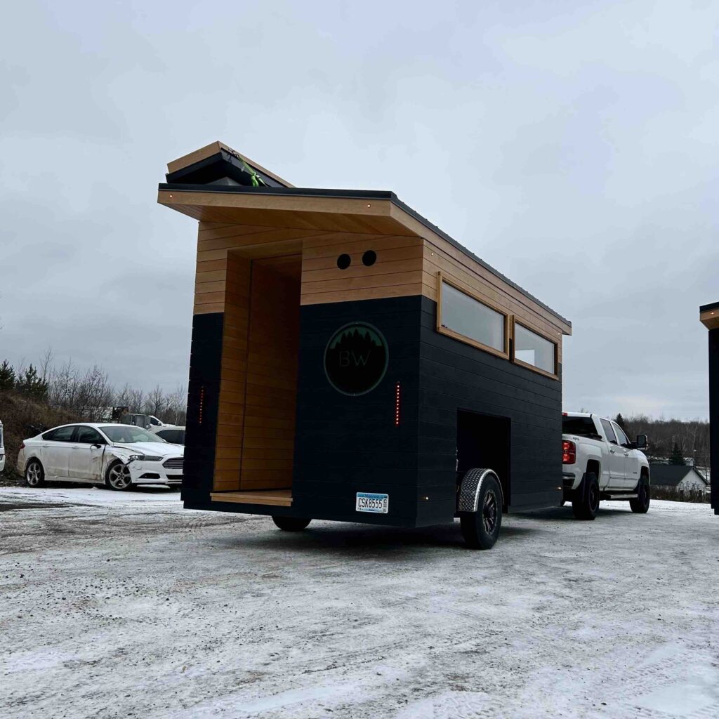 Transportation of mobile sauna in Minnesota !