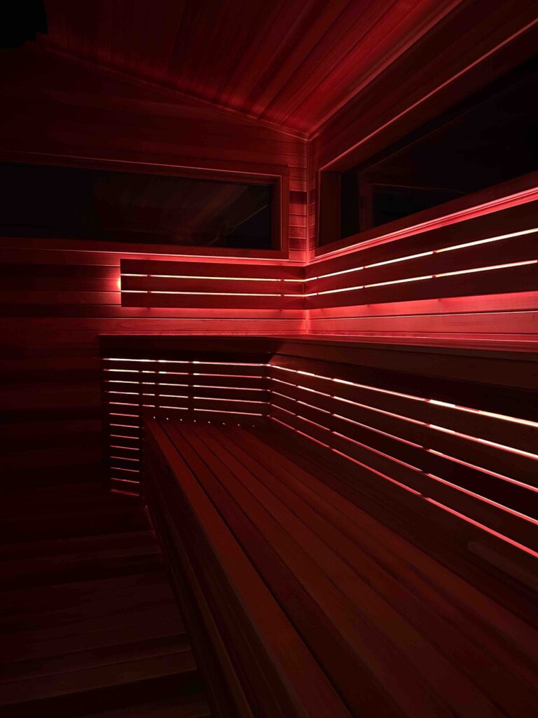 Sauna Lighting Red