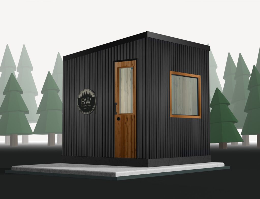 Custom Sauna for sale in Duluth MN! Home Sauna 8x8!