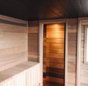 Sauna in Minneapolis, Traditional Finish sauna