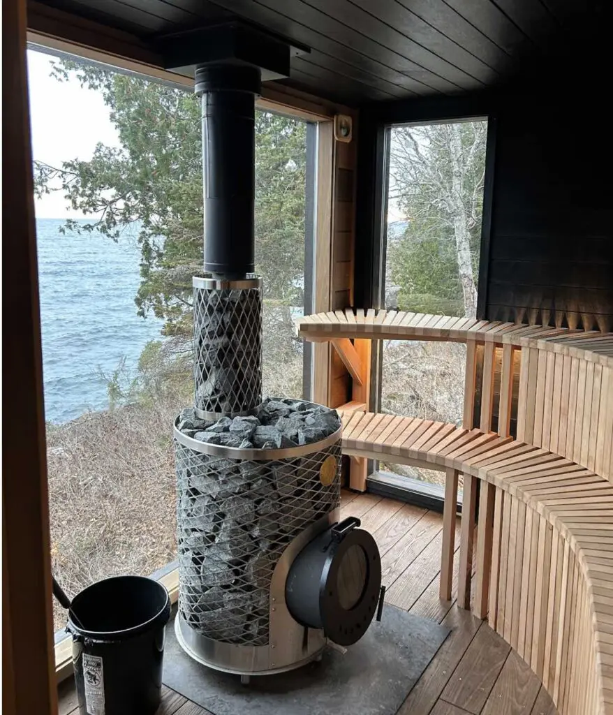 Traditional Finish sauna