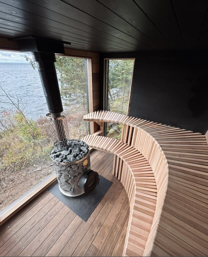 Outdoor Sauna in Minnesota