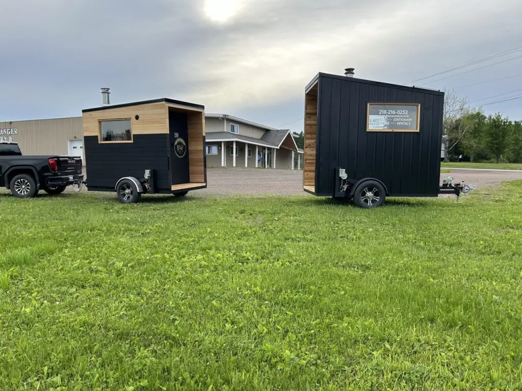 Custom Outdoor sauna in Minnesota