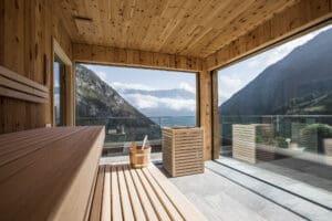 Sauna Austria Panorama Window