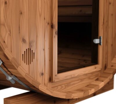 Thermory 6 Person Barrel Sauna detail