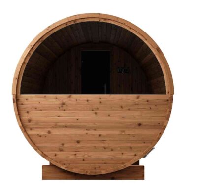 Thermory 6 Person Barrel Sauna Back