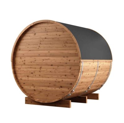 Thermory 6-Person Barrel Sauna No 63 Back View