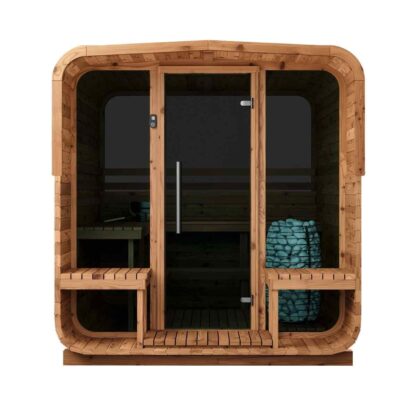 Thermory 6 Person Square Sauna No 40 Exterior