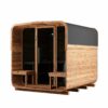 Thermory 6 Person Square Sauna No 41 DIY Kit with Terrace