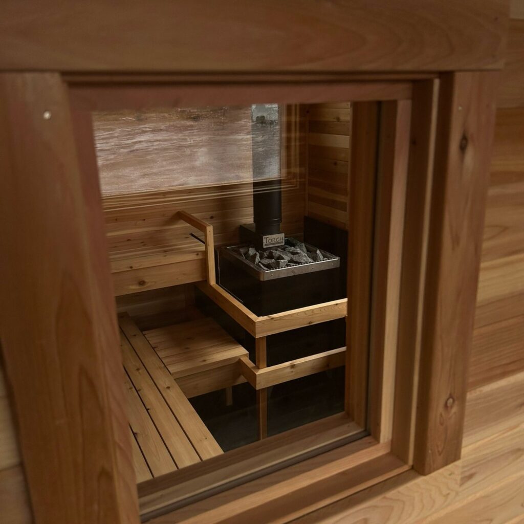custom built saunas