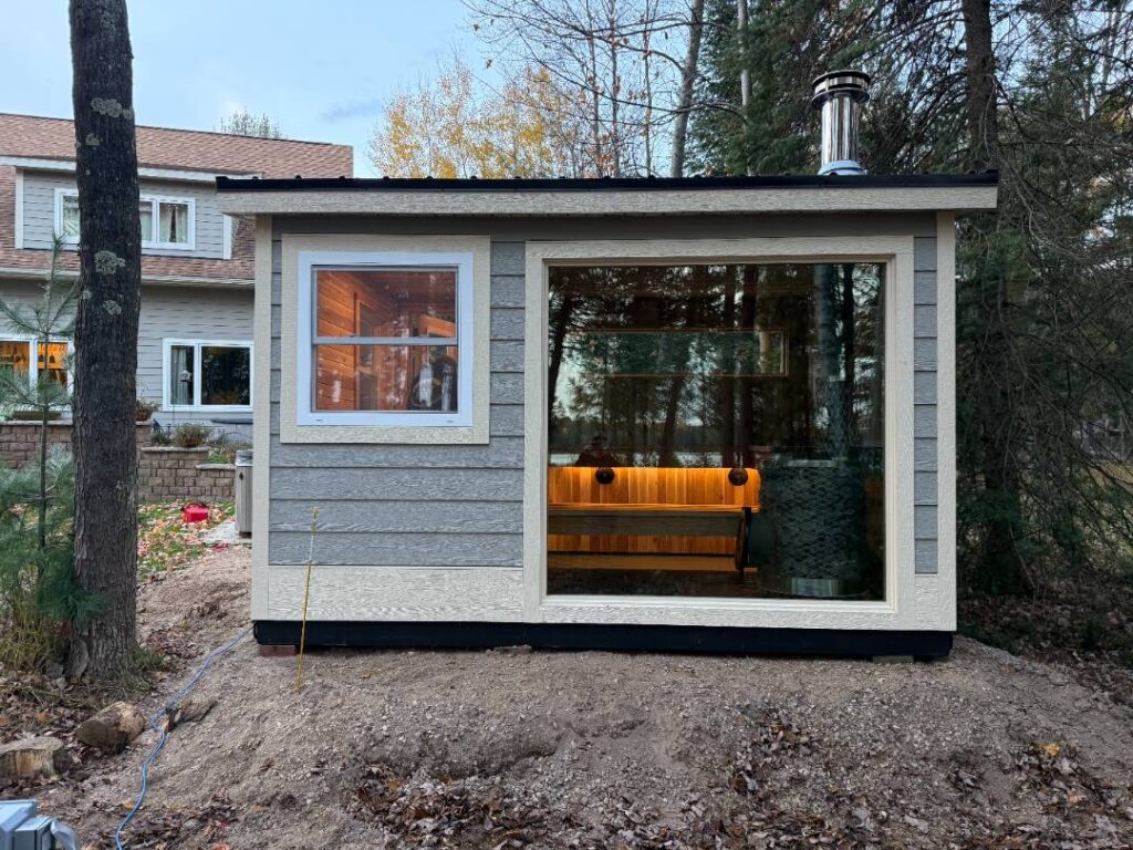 8x12 Eagle River Custom Sauna