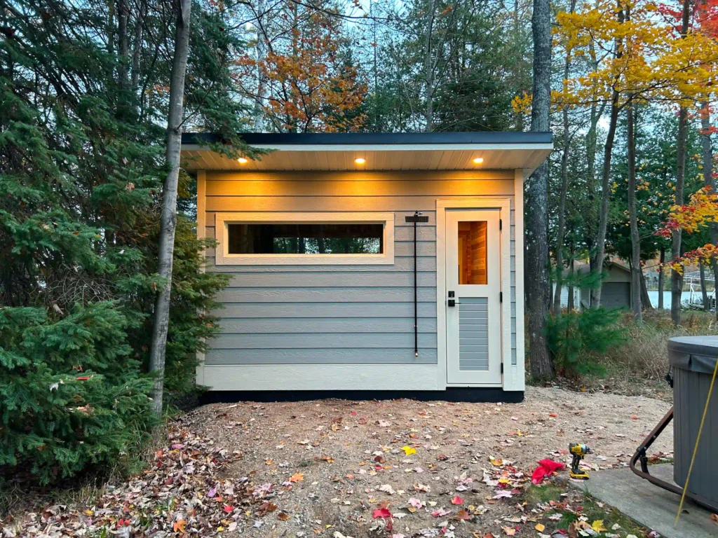 Eagle River’s 8×12 Custom Sauna