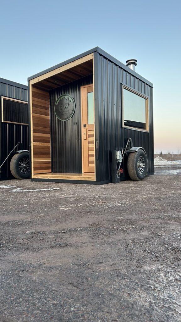 mobile sauna trailer