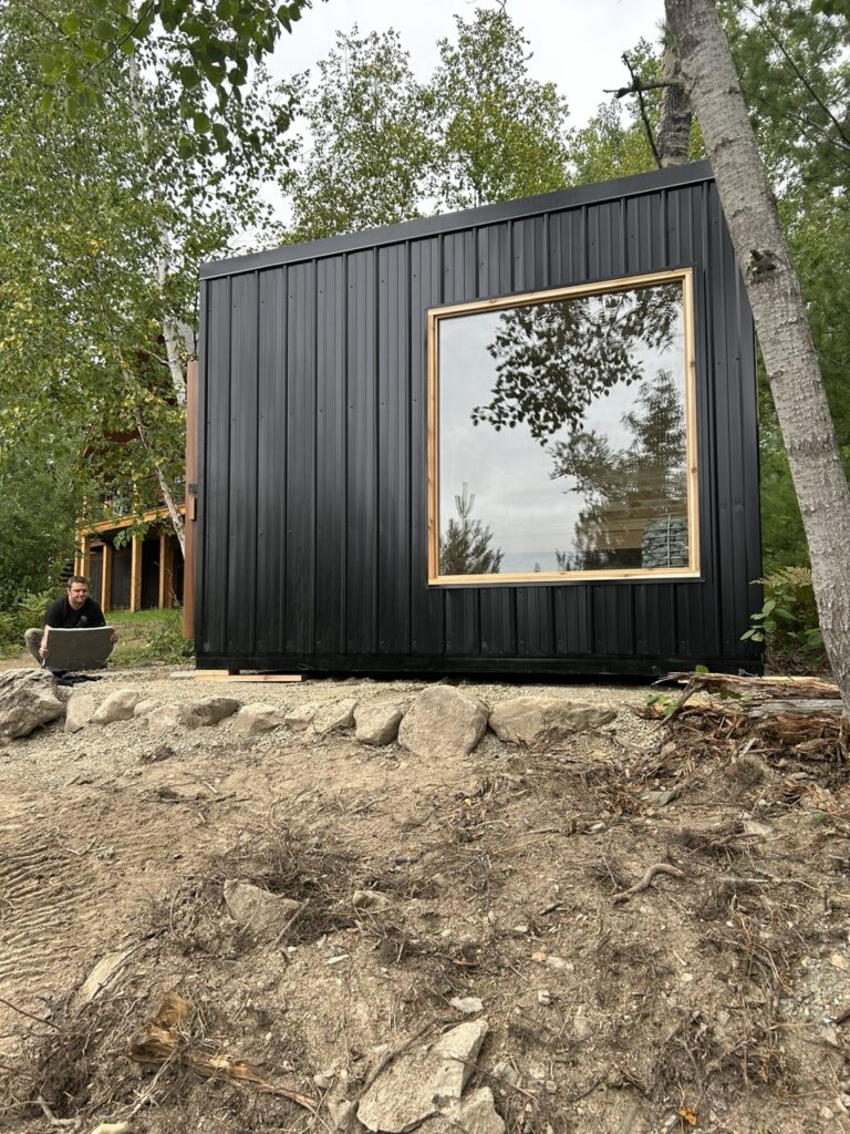 Home Sauna in your backyard for sale.
