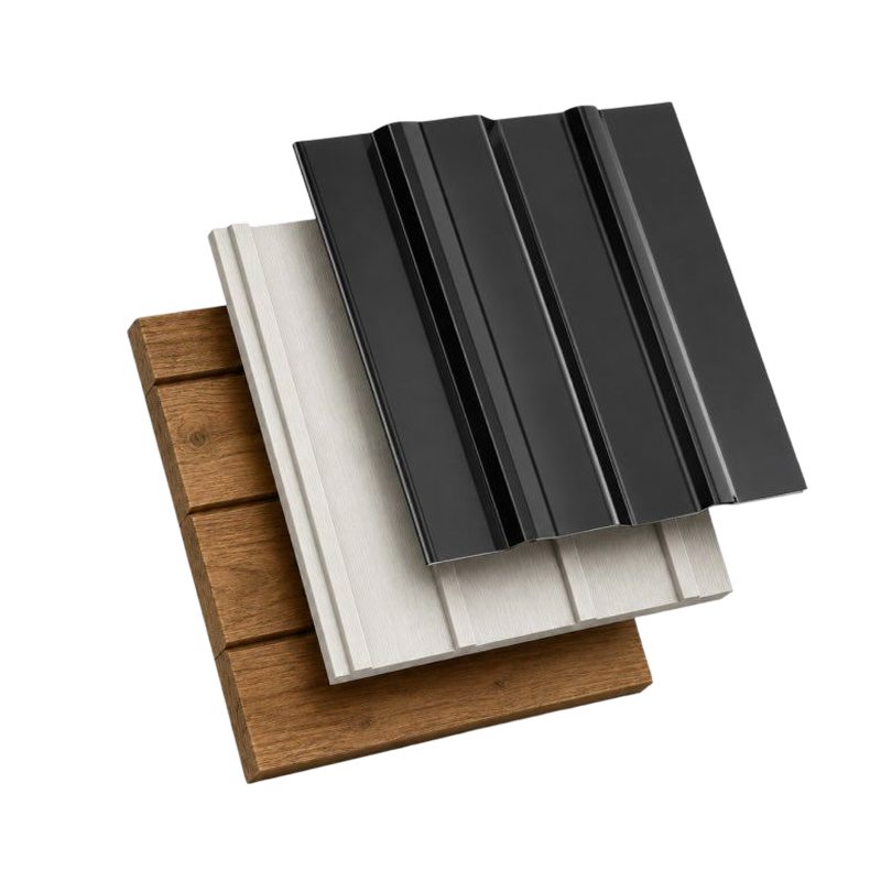 Exterior siding and finish options