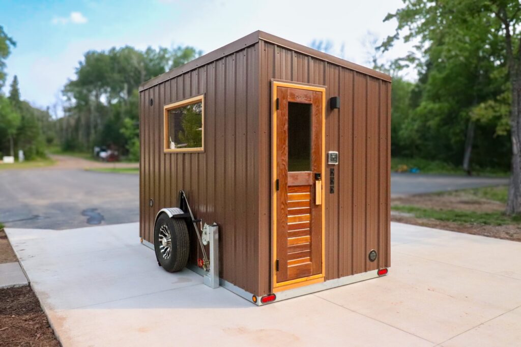Mobile Sauna for Your Backyard