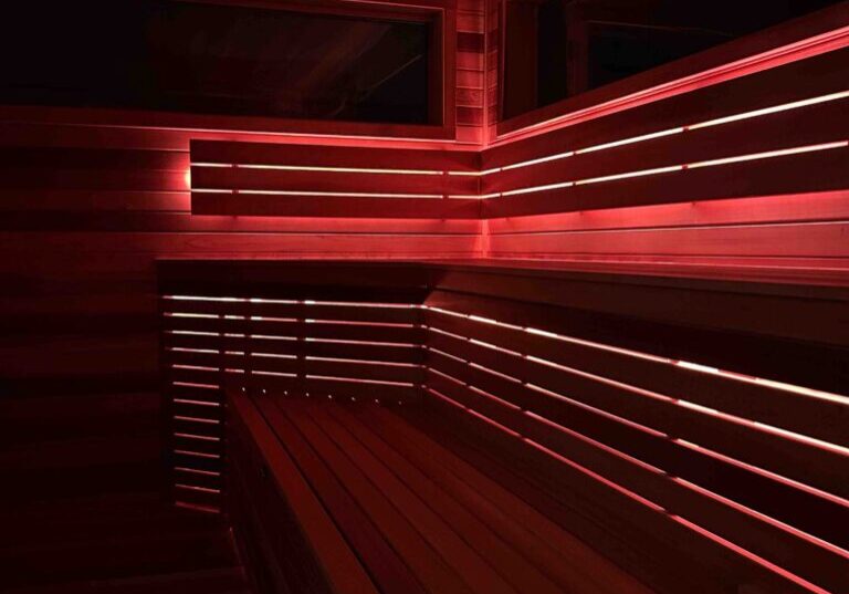 Sauna Lighting Red