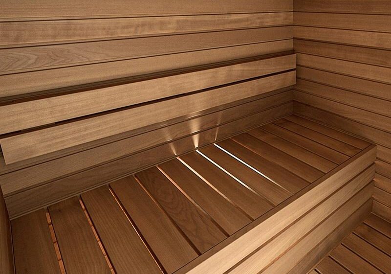 indoor sauna kit auroom cala wood sauna
