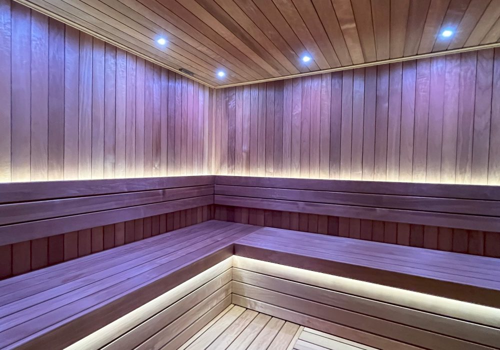 Custom Led Lights Sauna