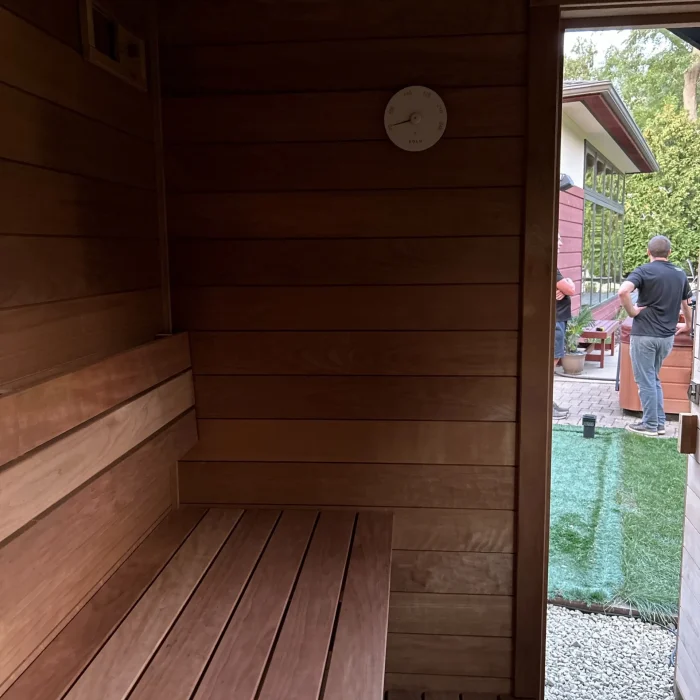 bench Sauna Interior