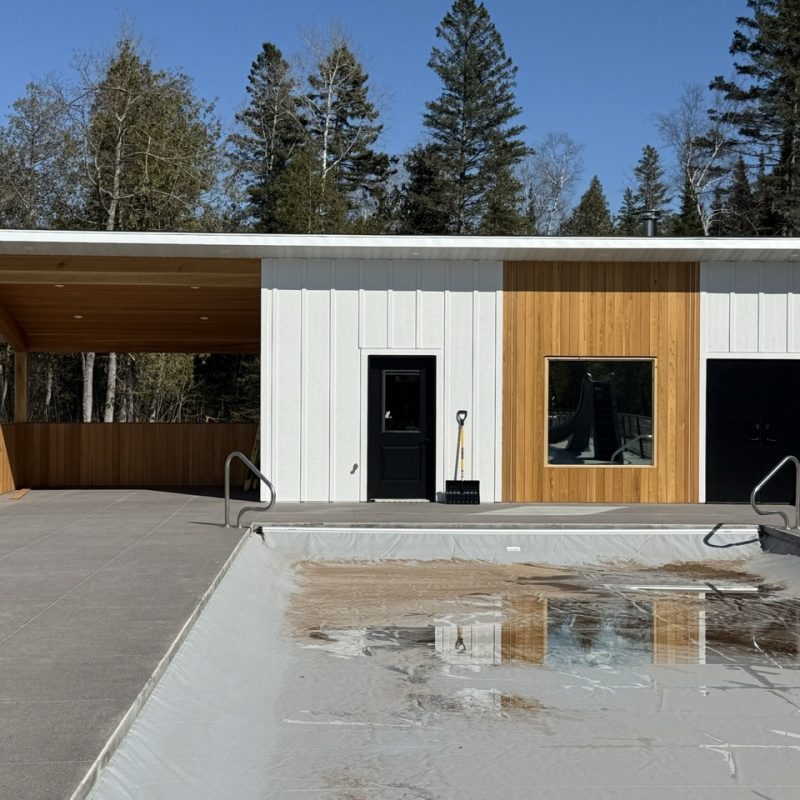 Pool House Custom Sauna in Duluth