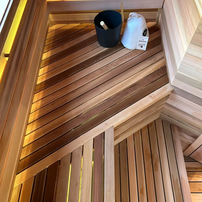 8' x 14' mobile trailers. outdoor sauna rentals