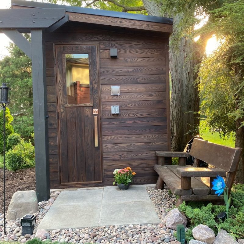 custom outdoor sauna