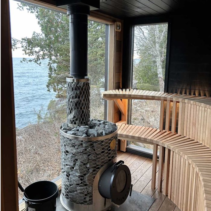 Traditional Finish sauna