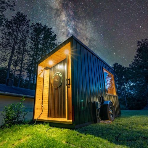 Professional Photo Shoot BW Mobile Sauna 9 Large