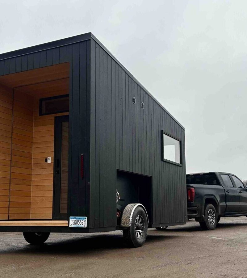 14ft Mobile sauna transportation in Minnesota !