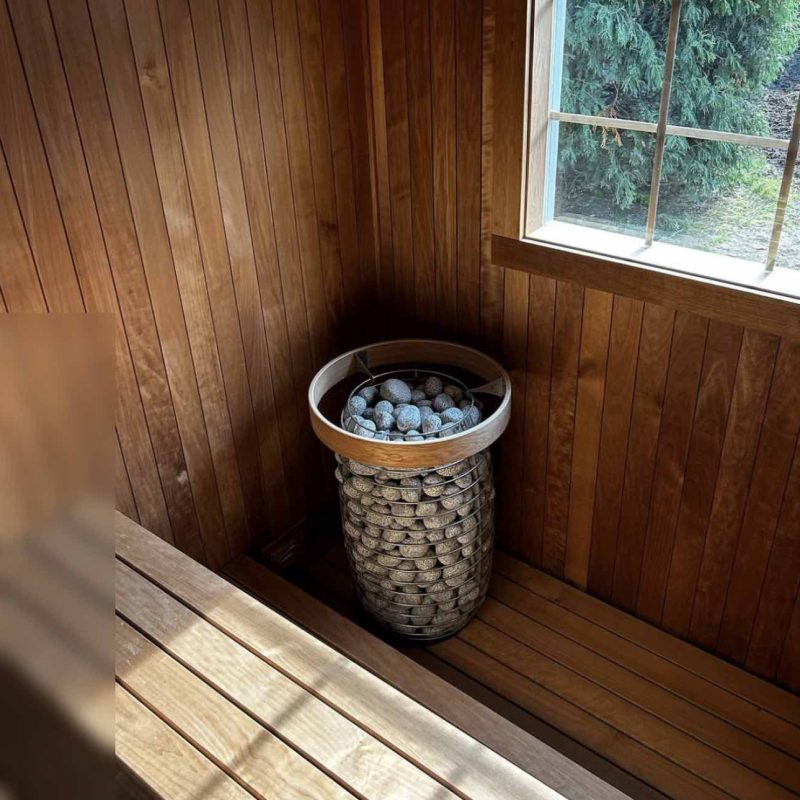 Sauna in Minneapolis, Interior backyard Sauna, Home sauna builder !