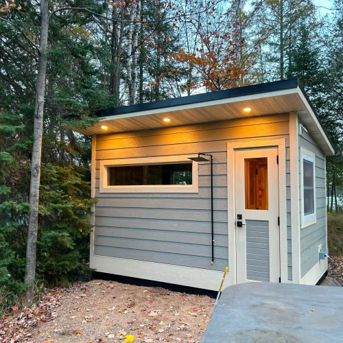 Eagle River’s 8×12 Custom Sauna