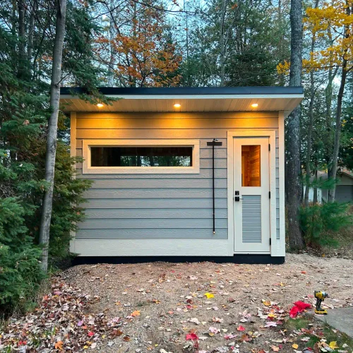 Eagle River’s 8×12 Custom Sauna